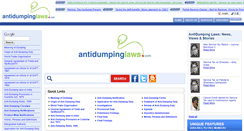 Desktop Screenshot of antidumpinglaws.com